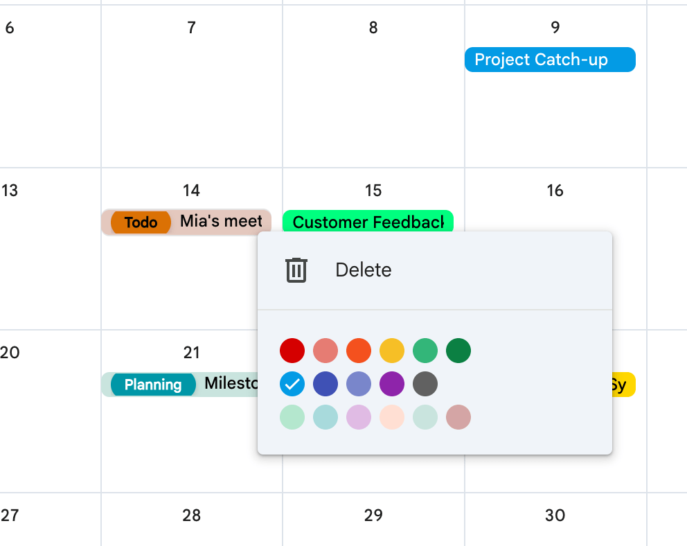 CalendarBoost integrated with Google Calendar